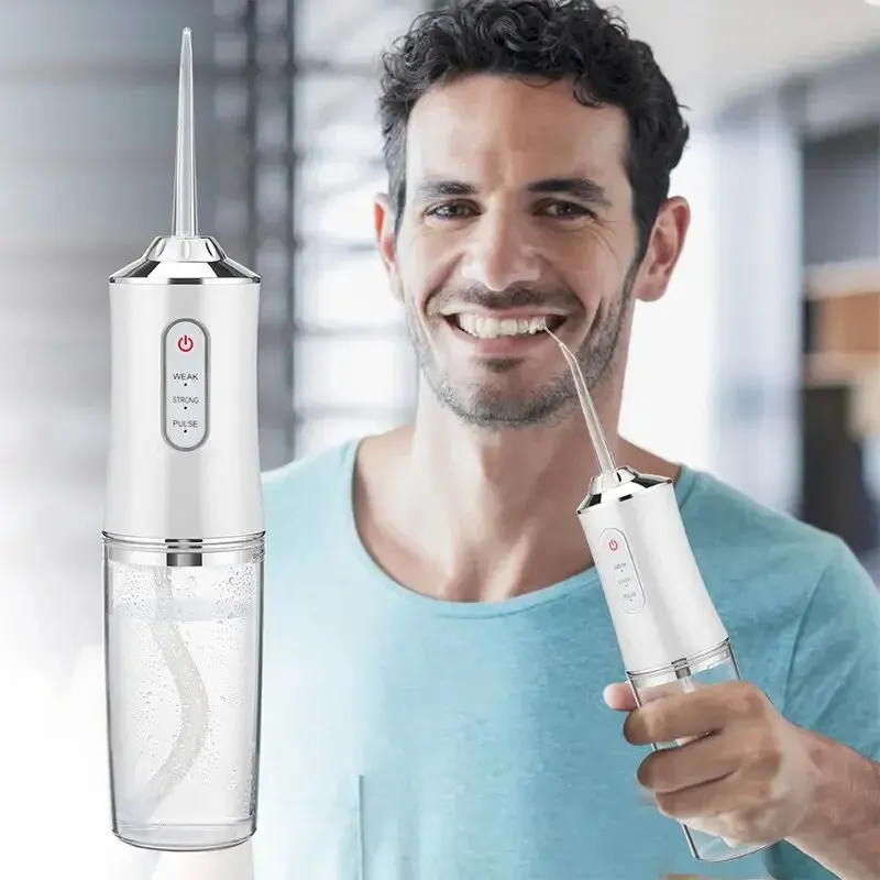Water Flosser Cordless - Portable Smart Electric Oral Irrigator Water