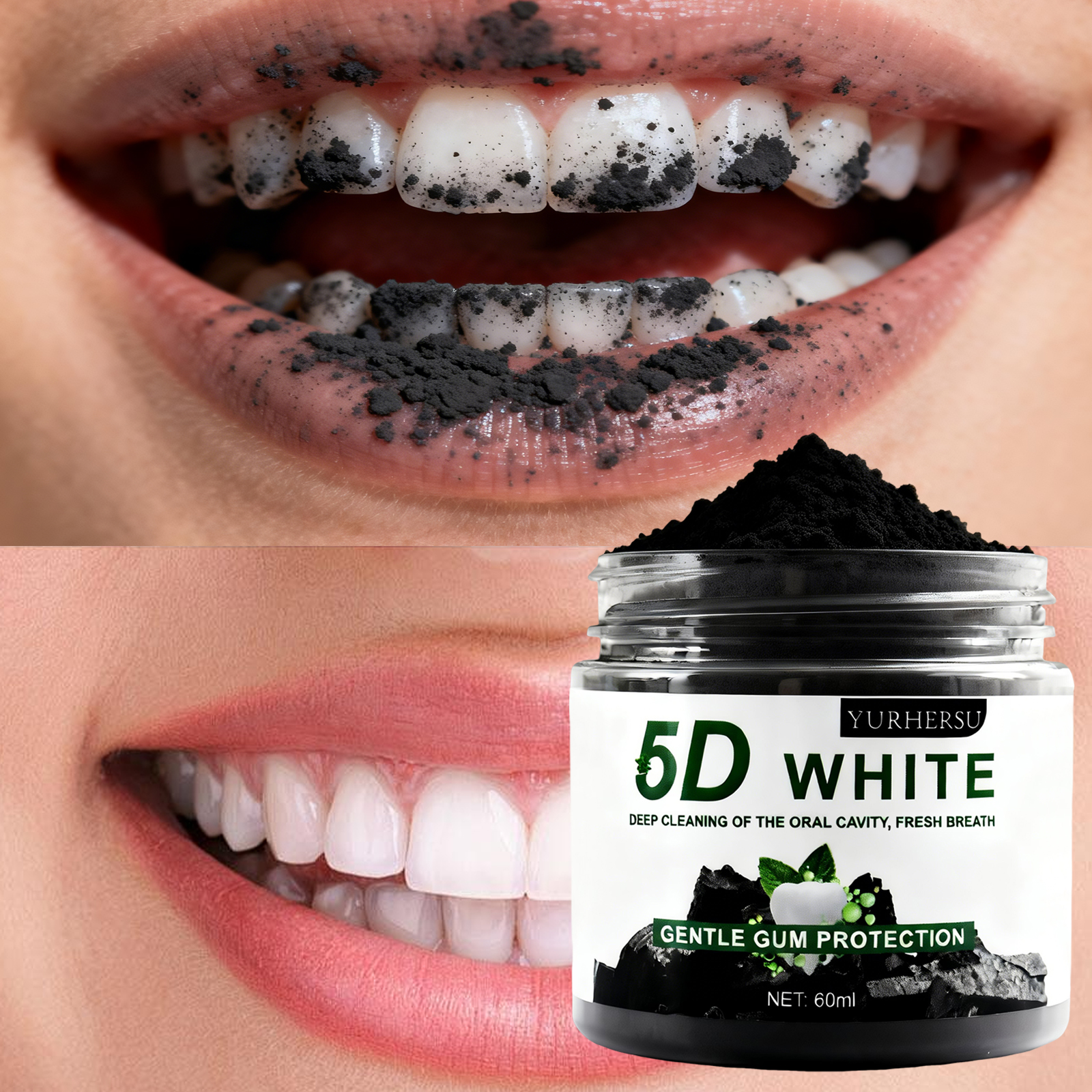 Teeth Whitening Filter - Bamboo Charcoal Teeth Whitening Powder Natural
