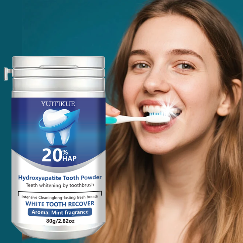 Teeth Whitening Zimba - 20% HAP Hydroxyapatite Tooth Powder: Teeth