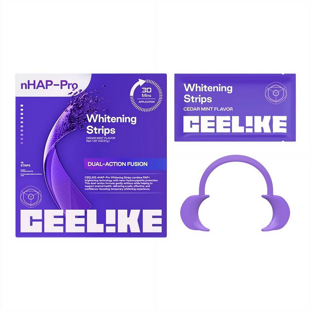 Teeth Whitening At Home - Purple Teeth Whitening Strip No Sensitive