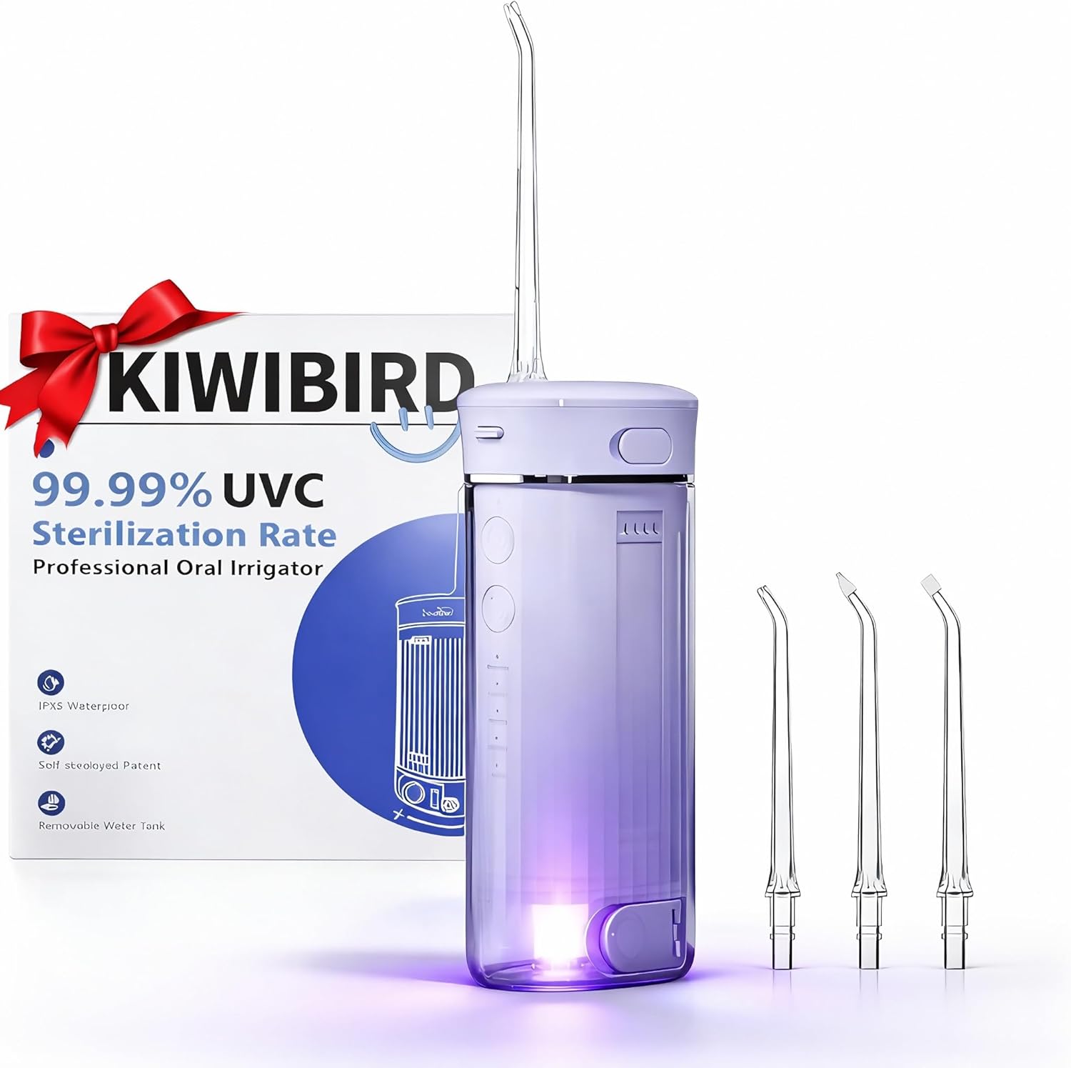 Water Flosser Cordless - Mini Water Flosser for Travel, Ultra-Portable