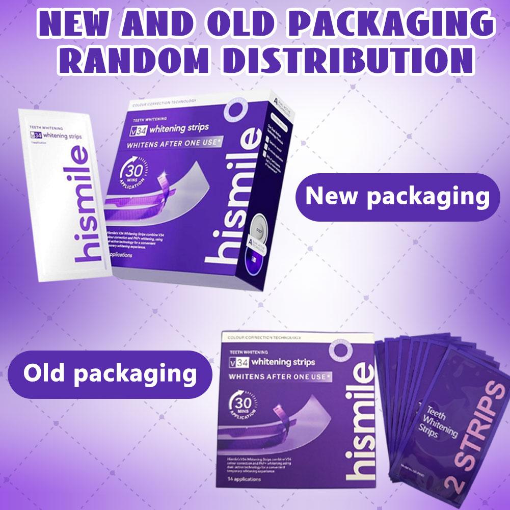 Teeth Whitening Strips - Daily Teeth Whitening Patches Purple Strips