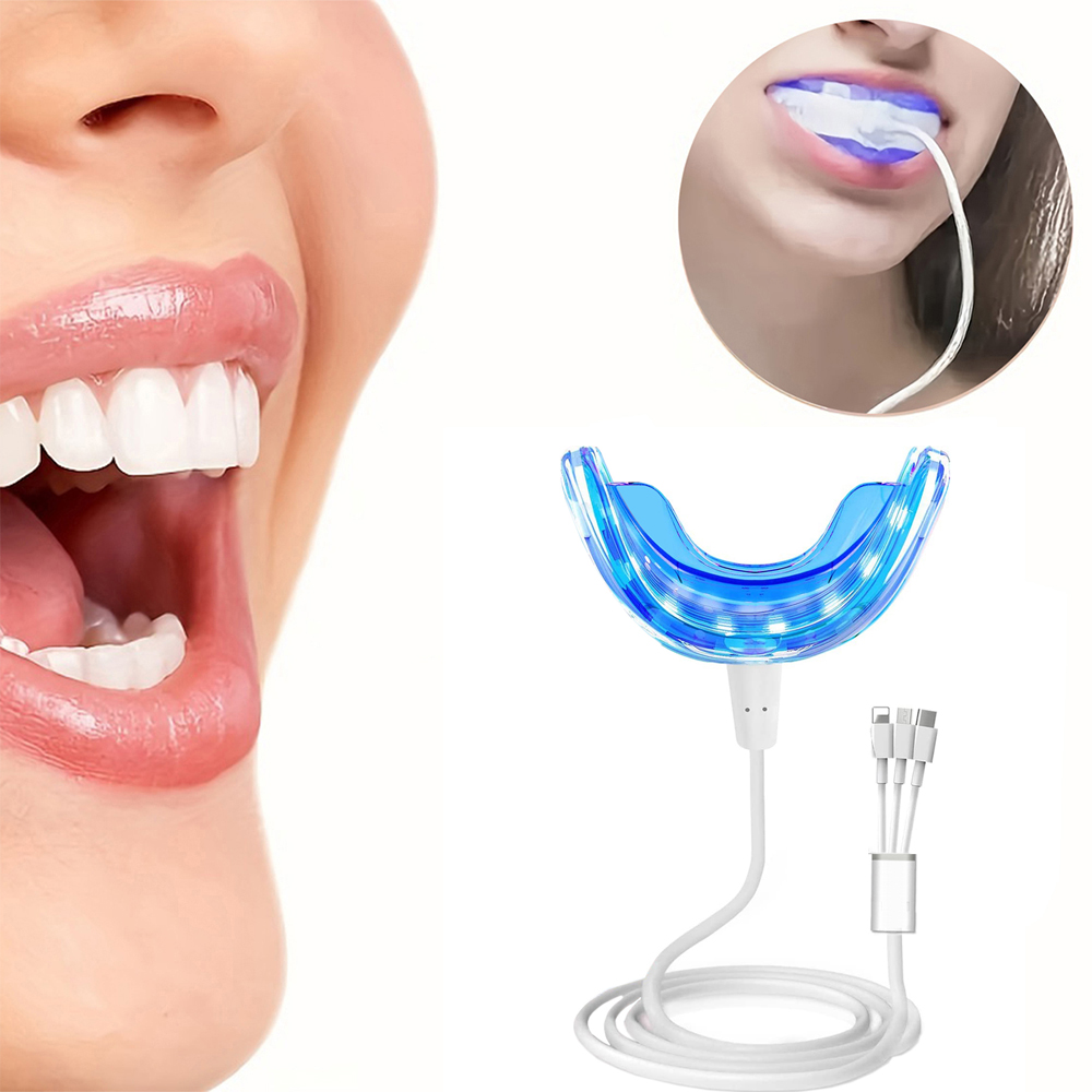 Teeth Whitening Kit With Light - Portable Teeth Whitening Lamp with Enhanced