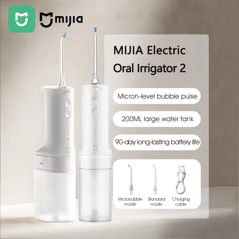 Water Flosser Cordless - 2025 NEW MIJIA Electric Oral Irrigator