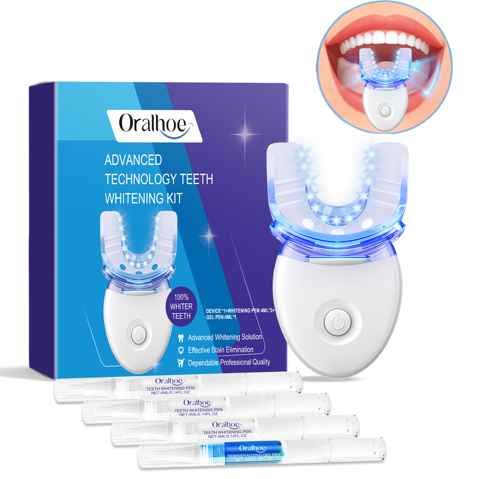 Teeth Whitening Singapore - Professional Teeth Whitening LED Light Kit