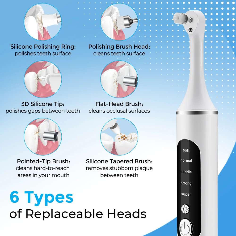 Electric Tooth Polisher Teeth  - Teeth Whitening Kit With Light 리뷰 및 가격