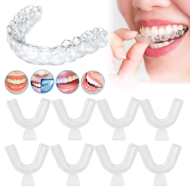 1/3/6pairs Silicone Mouth Guar - Teeth Whitening Mouth Guard 리뷰 및 가격