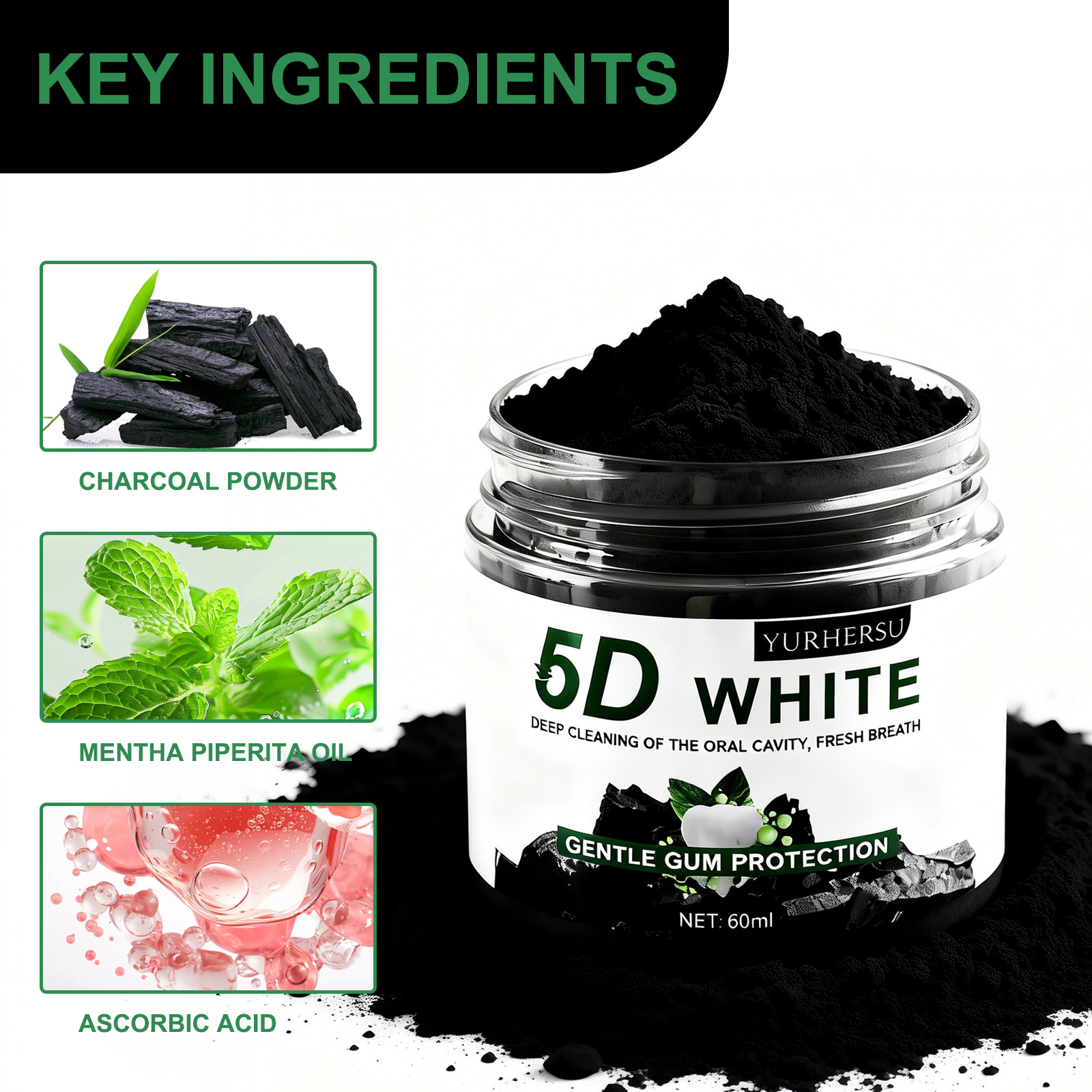 Bamboo Charcoal Teeth Whitenin - Teeth Whitening Filter 리뷰 및 가격