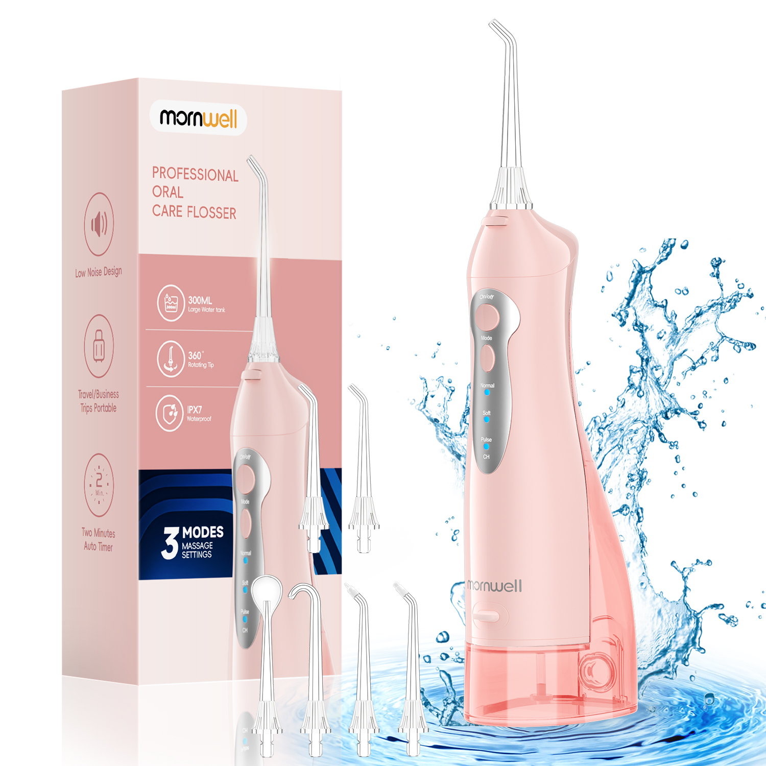 Mornwell Newest D52 Water Flos - Water Flosser Cordless 리뷰 및 가격