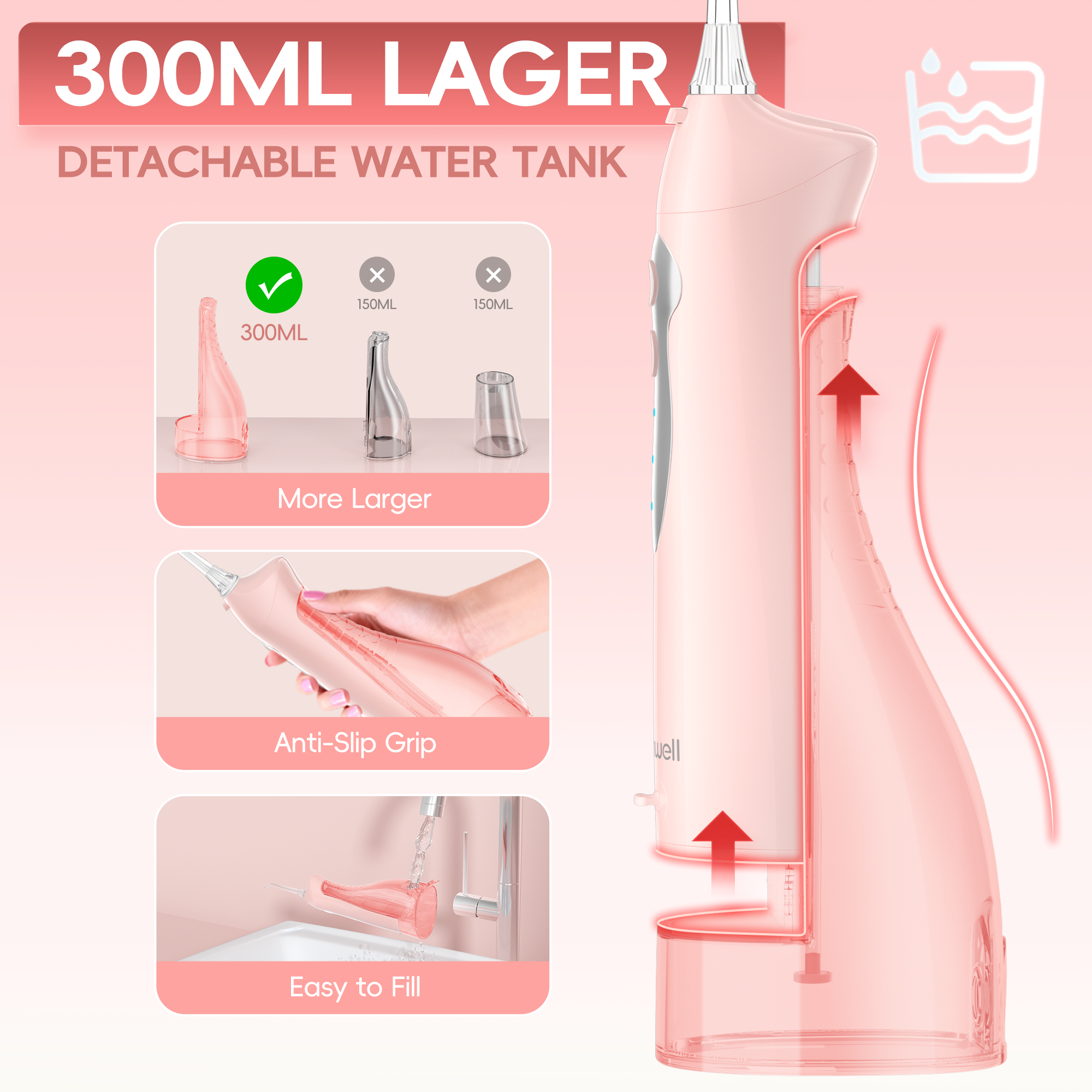 Mornwell Newest D52 Water Flos - Water Flosser Cordless 리뷰 및 가격