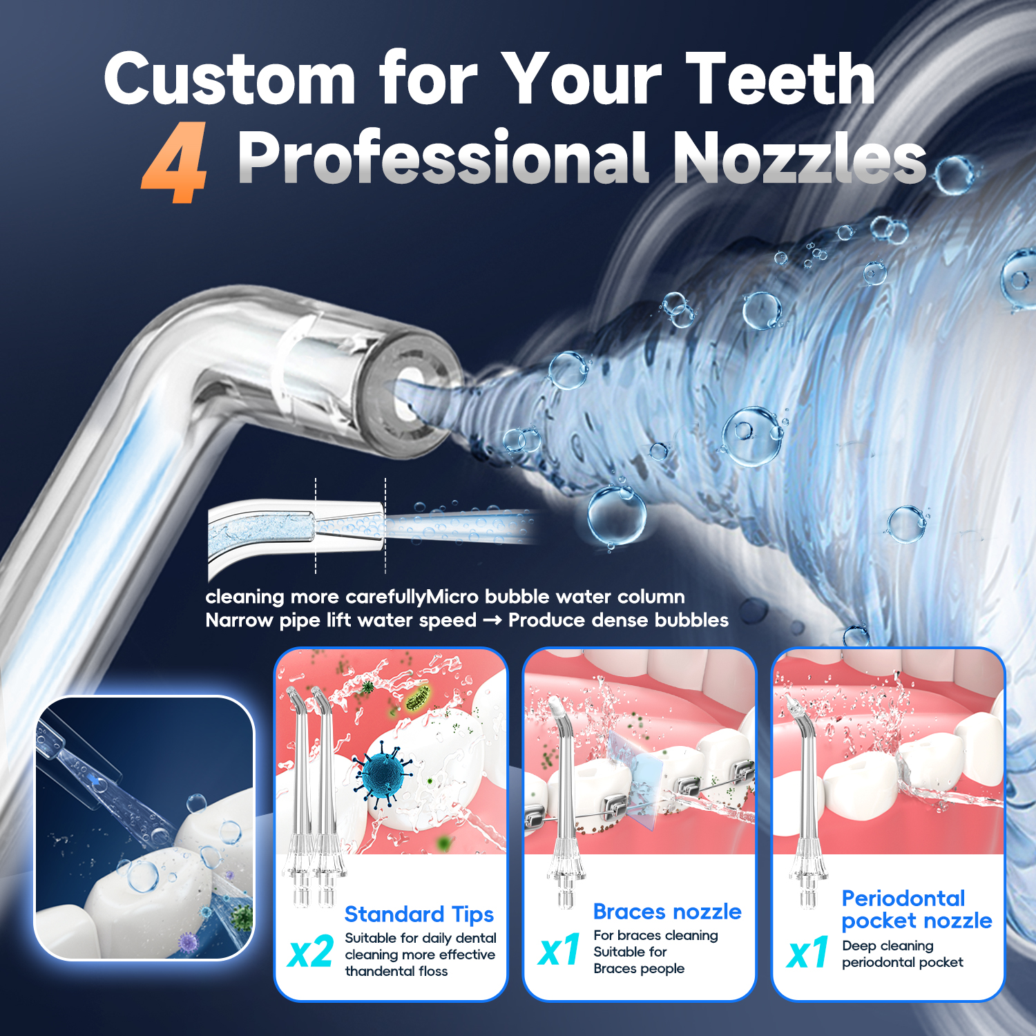 Mornwell 5032 Water Floss Soni - Water Flosser Cordless 리뷰 및 가격