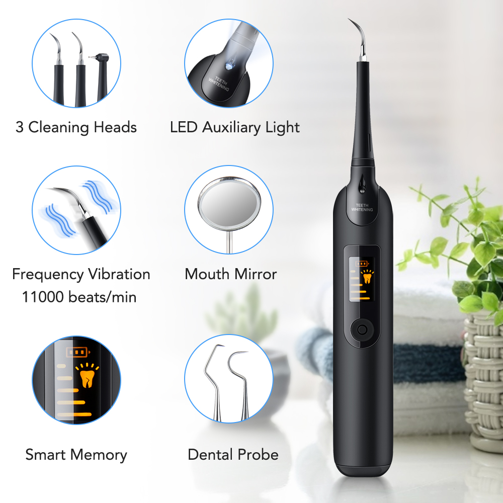Teeth Tartar Remover Electric  - Teeth Whitening Kit With Light 리뷰 및 가격