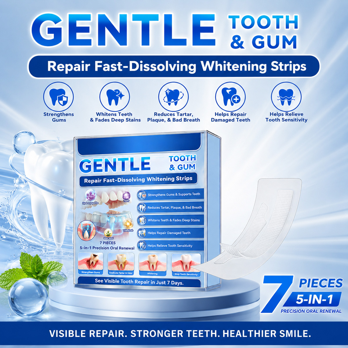 Teeth Whitening Strips Fast Re - Teeth Whitening Strips 리뷰 및 가격