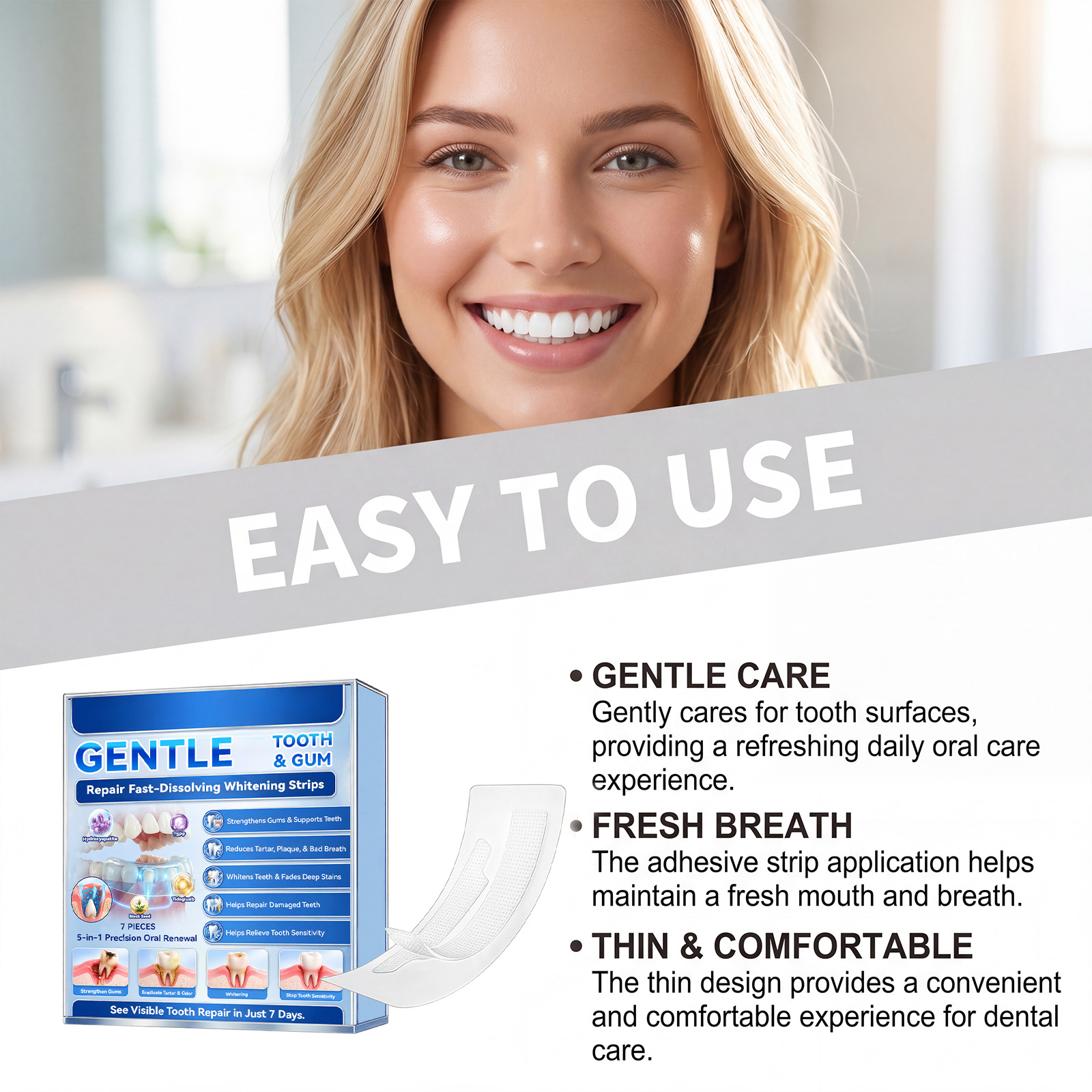Teeth Whitening Strips Fast Re - Teeth Whitening Strips 리뷰 및 가격