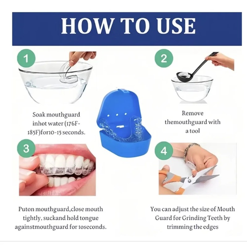 4pcs/Box Mouth Guards for Clen - Teeth Whitening Mouth Guard 리뷰 및 가격