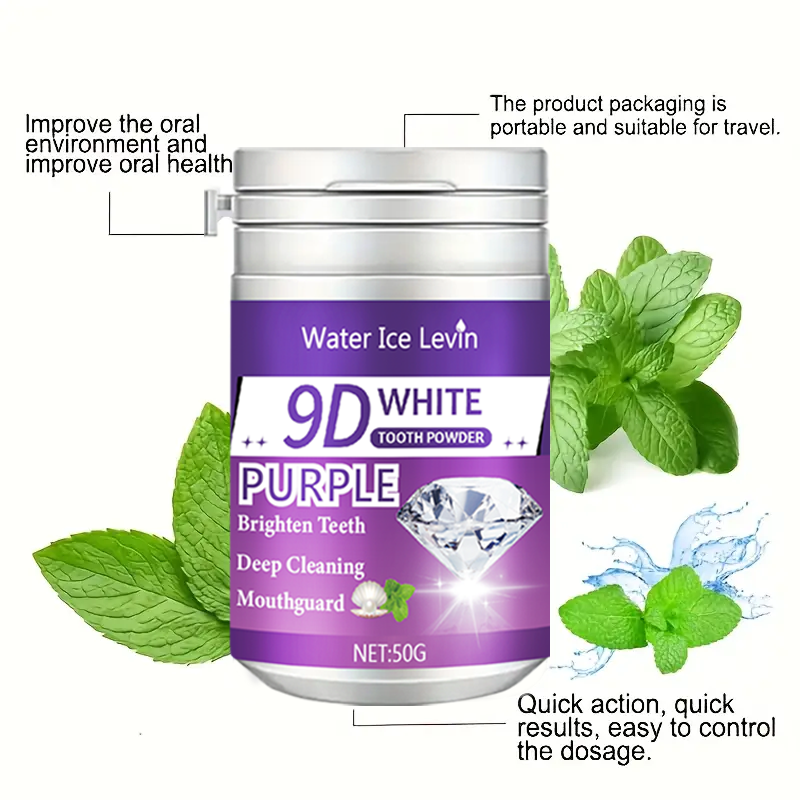 9D White Tooth Powder Brighten - Teeth Whitening Zimba 리뷰 및 가격