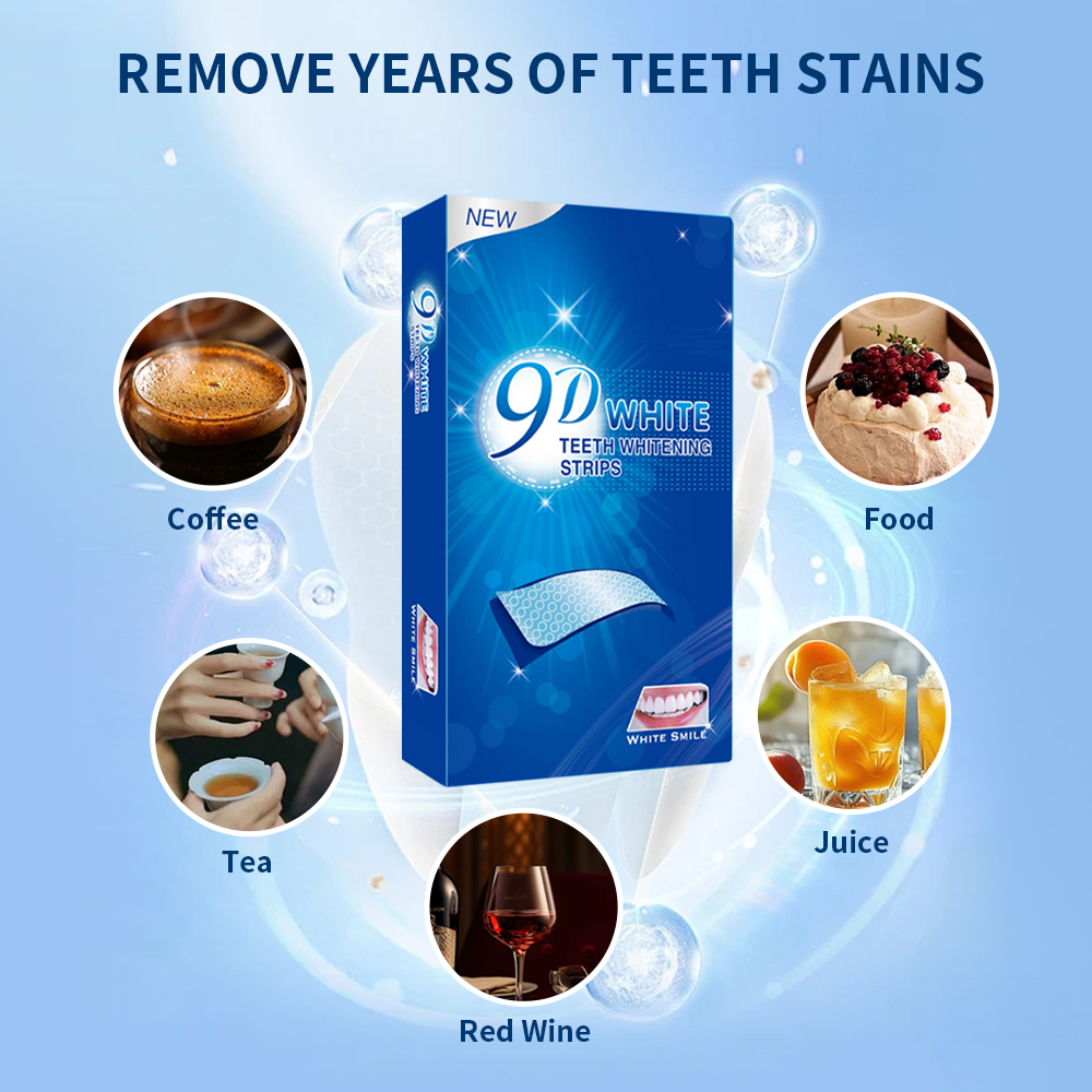 9D White Teeth Whitening Strip - Teeth Whitening At Home 리뷰 및 가격