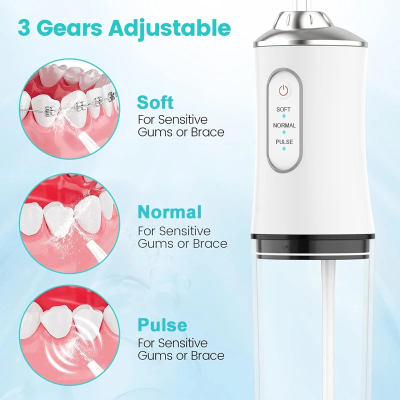 Portable Dental Water Flosser  - Water Flosser Cordless 리뷰 및 가격