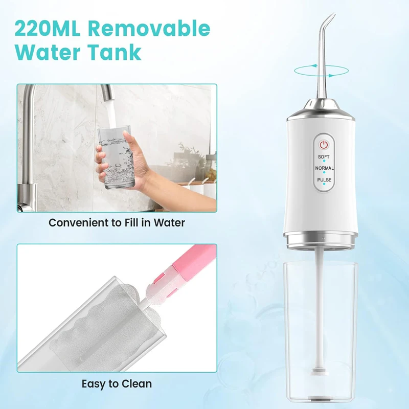 Portable Dental Water Flosser  - Water Flosser Cordless 리뷰 및 가격