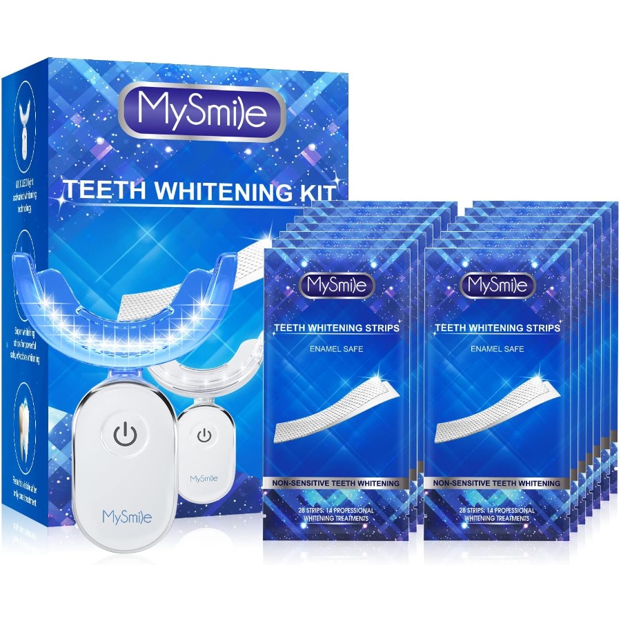 Teeth Whitening Strips Kit wit - Teeth Whitening Kit With Light 리뷰 및 가격