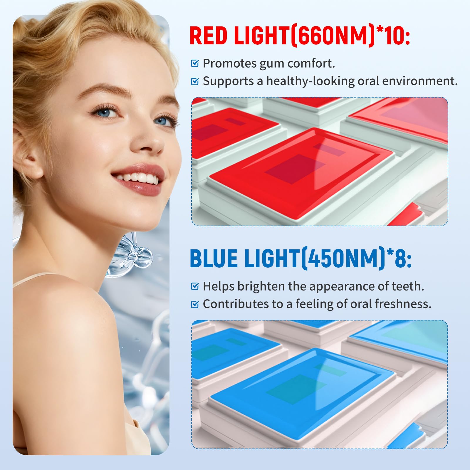 Teeth Whitening Kit 18 Diode R - Teeth Whitening Kit With Light 리뷰 및 가격