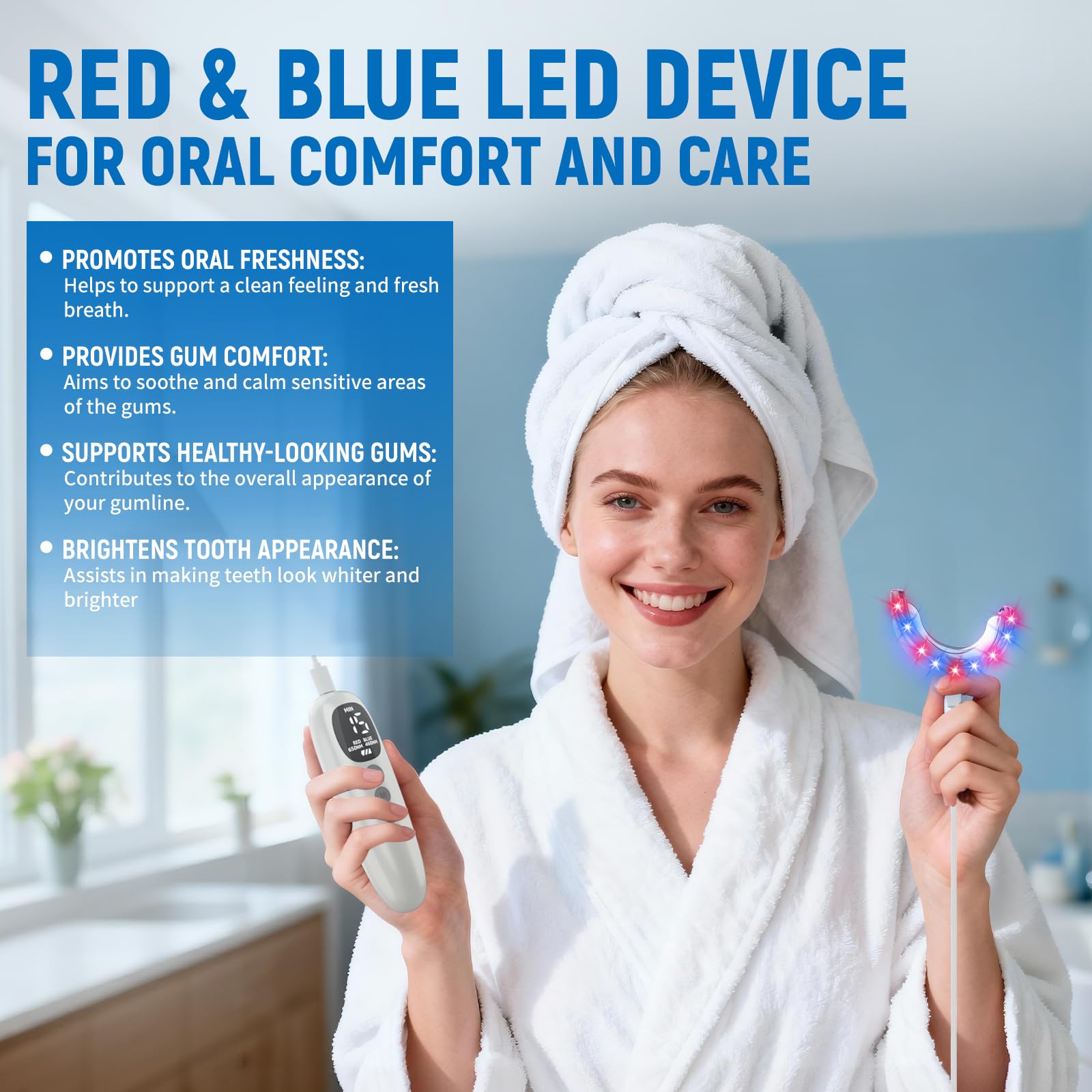 Teeth Whitening Kit 18 Diode R - Teeth Whitening Kit With Light 리뷰 및 가격