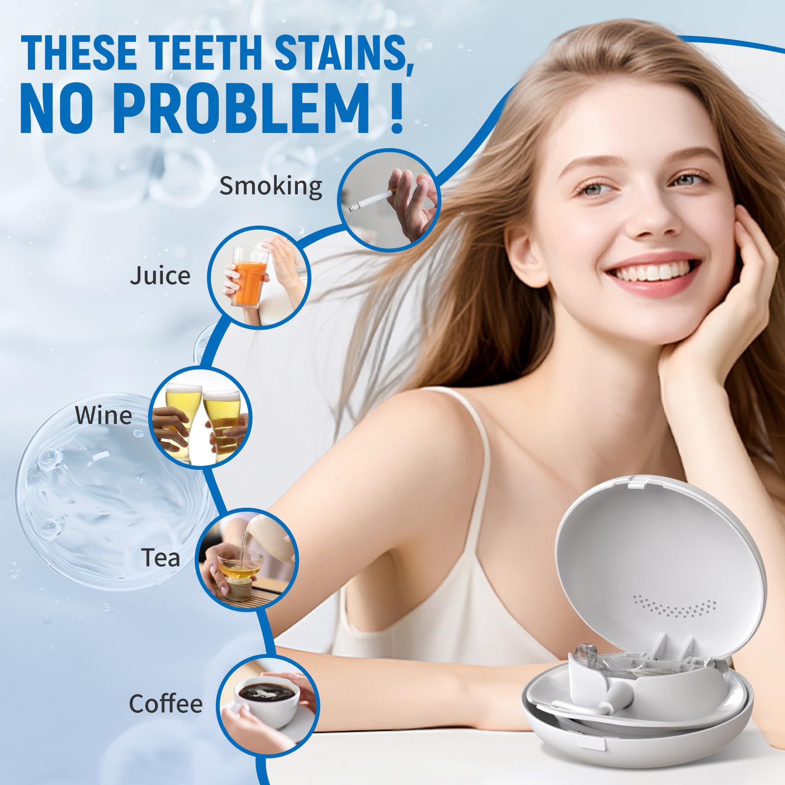 Teeth Whitening Kit 18 Diode R - Teeth Whitening Kit With Light 리뷰 및 가격