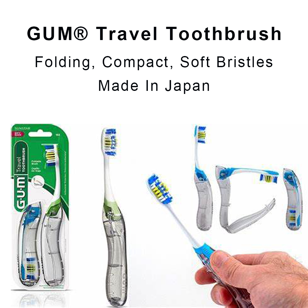 Gum Travel Toothbrush Folable  - Teeth Whitening Japan 리뷰 및 가격