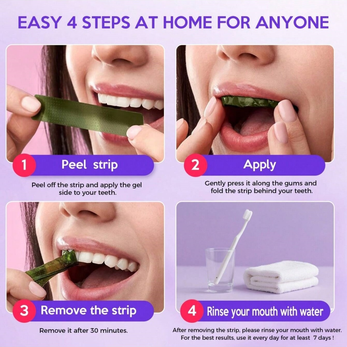 Deluxe Whitening Teeth Sticker - Teeth Whitening Singapore 리뷰 및 가격