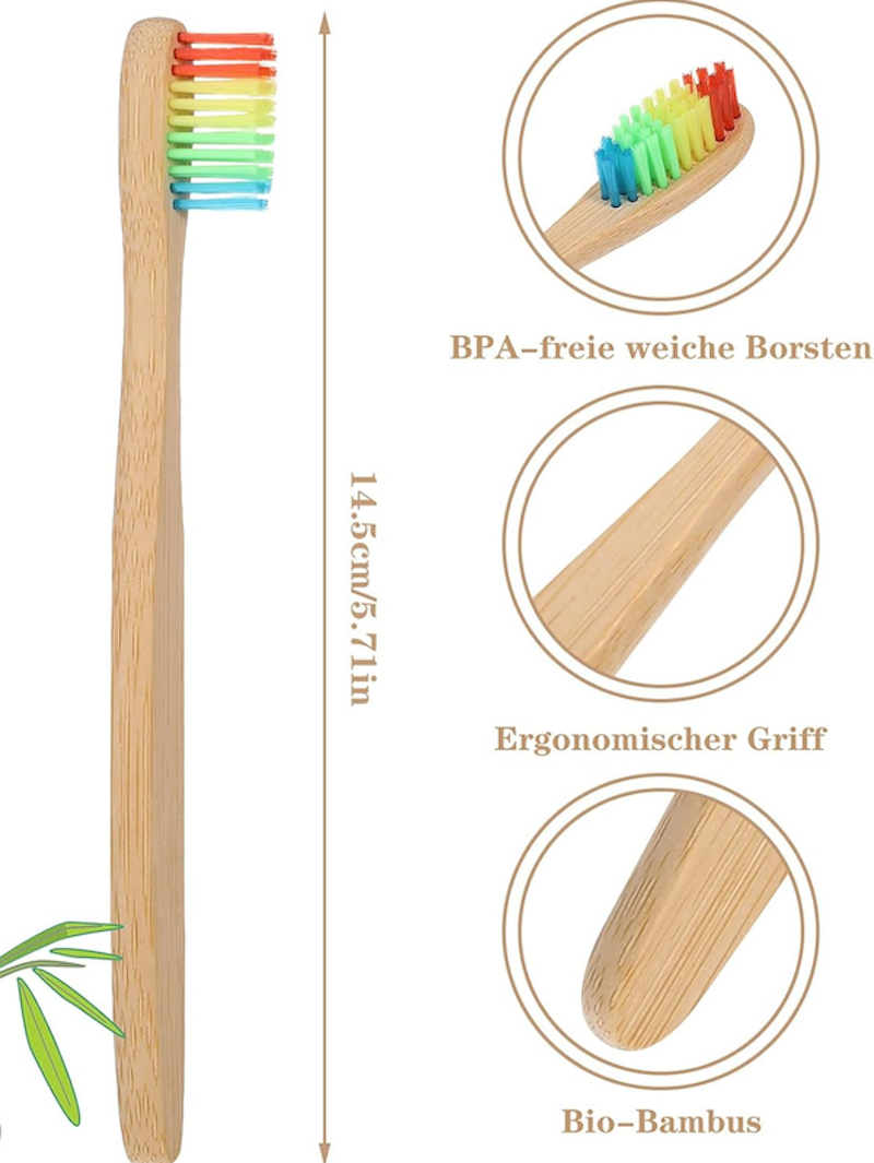Colorful Natural Bamboo Toothb - Teeth Whitening Filter 리뷰 및 가격