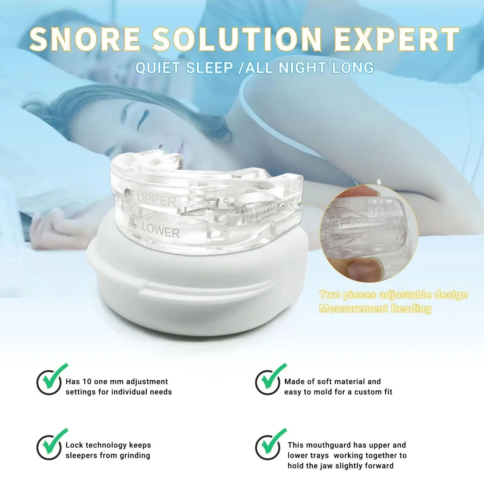 Adjustable Mouthpiece  Anti-Sn - Teeth Whitening Mouth Guard 리뷰 및 가격