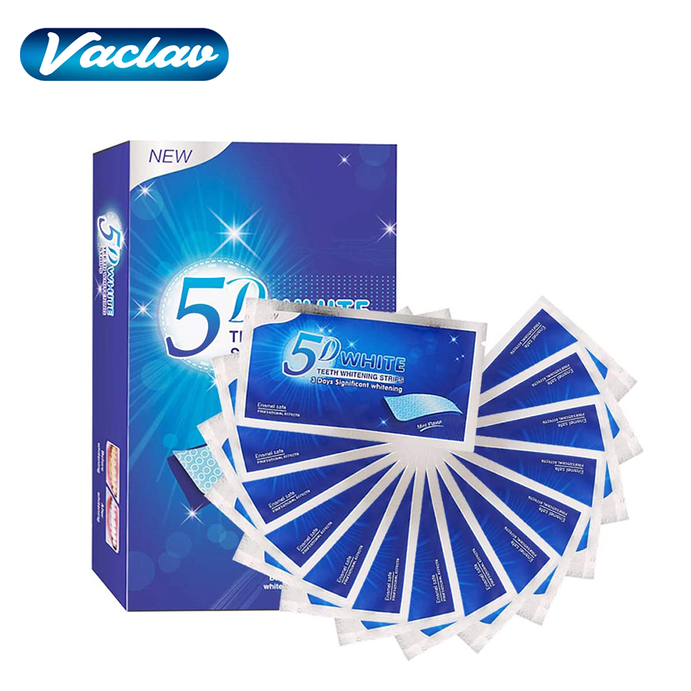 5D White Teeth Whitening Strip - Teeth Whitening At Home 리뷰 및 가격