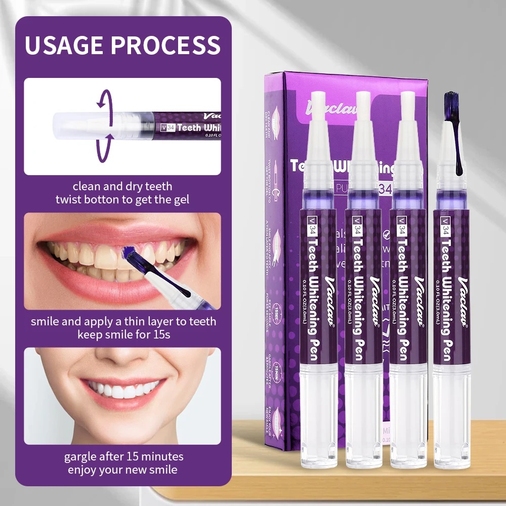 Vaclav V34 Purple teeth whiten - Teeth Whitening Singapore 리뷰 및 가격