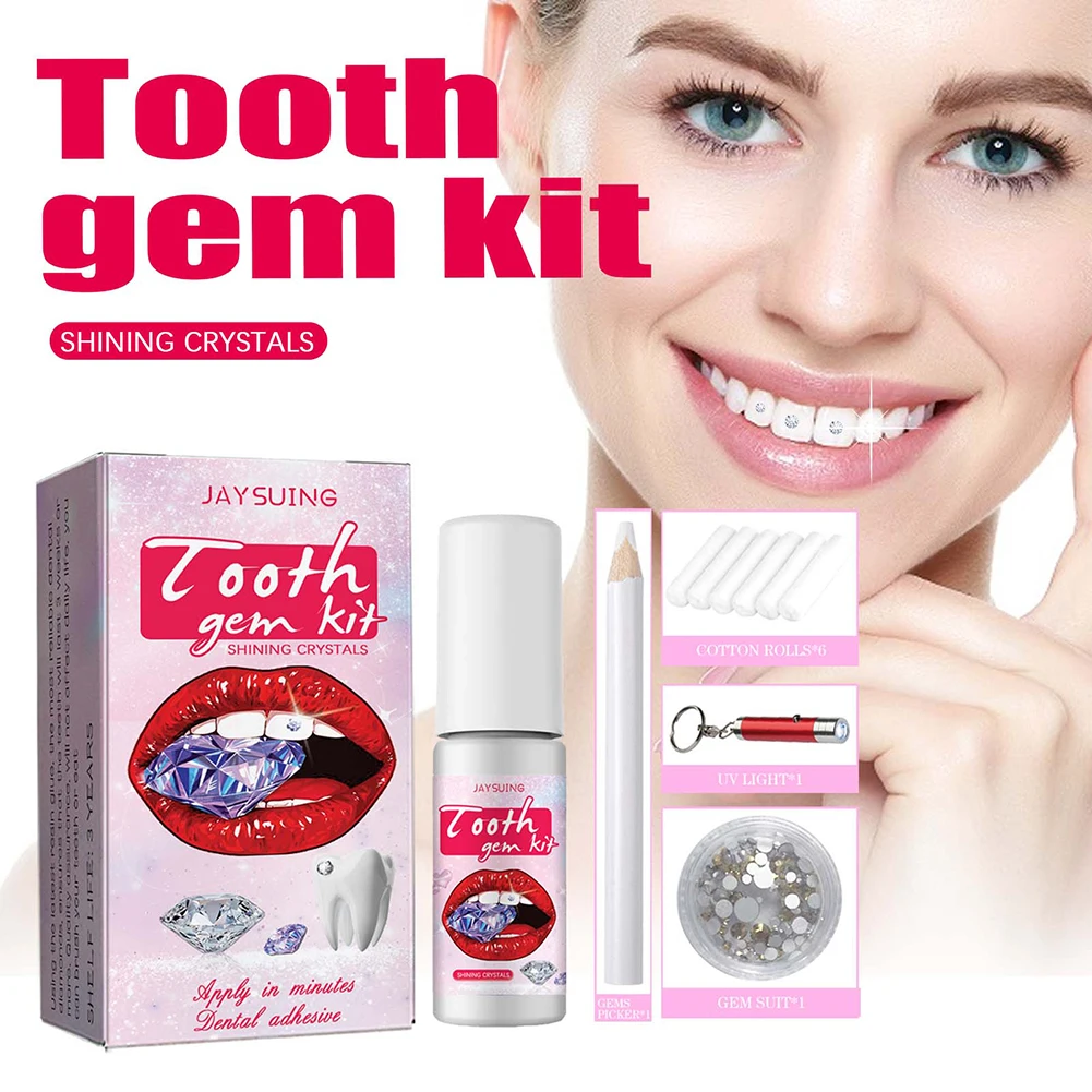 DIY Tooth Gems Kit with Crysta - Teeth Whitening Kit With Light 리뷰 및 가격